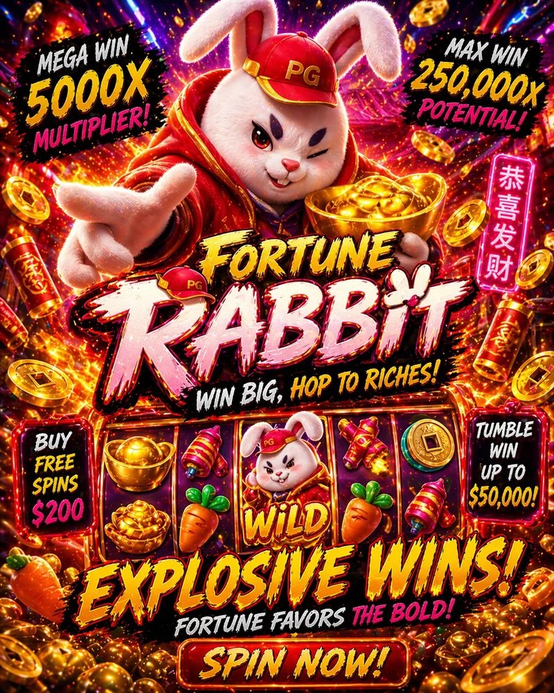 Fortune Rabbit slot poster