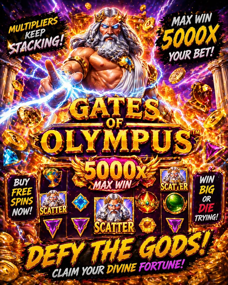 Gates of Olympus slot poster
