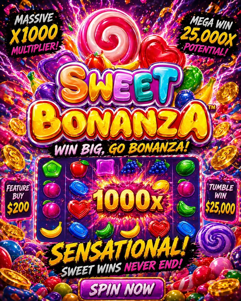 Sweet Bonanza slot poster